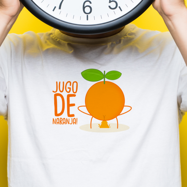 Playera Jugo de Naranja Unisex - Imagen 2