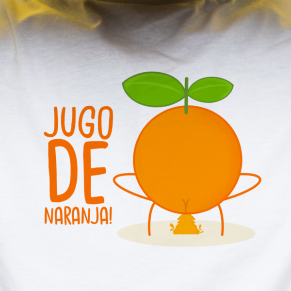 Playera Jugo de Naranja Unisex - Imagen 3