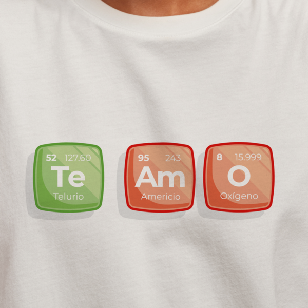Playera TeAmO Unisex - Imagen 3