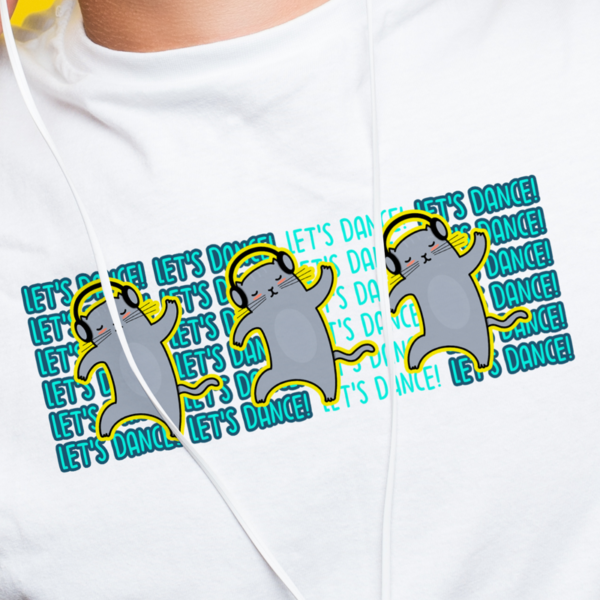 Playera Let's Dance Vers01 Unisex - Imagen 3