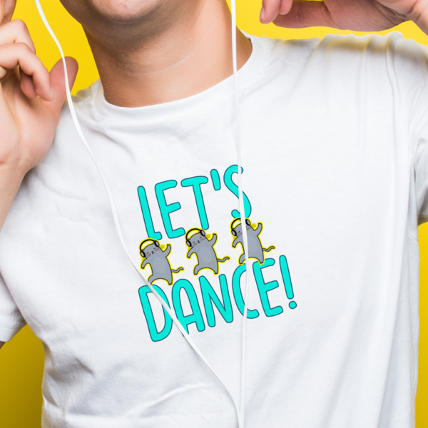 Playera Let's Dance Vers02 Unisex - Imagen 2