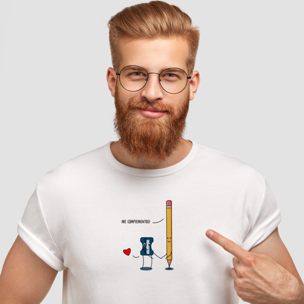 Playera Me Complementas Unisex