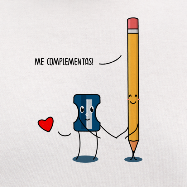 Playera Me Complementas Unisex - Imagen 3